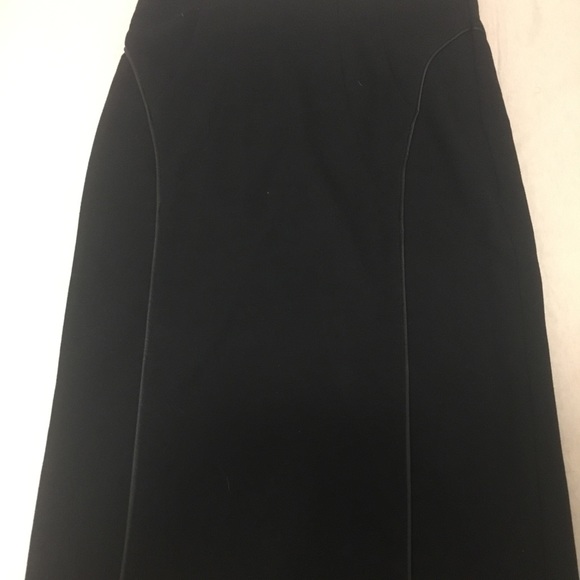 H&M Black Pipe Detailed Pencil Skirt - Picture 1 of 2